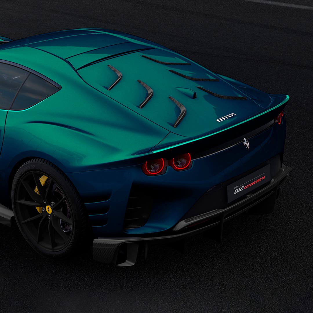 ferrari 812 competizione blu capri - 3