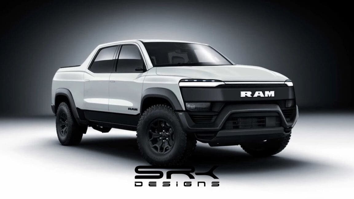 Ram 1500 BEV: un render anticipa il suo possibile aspetto [Video ...