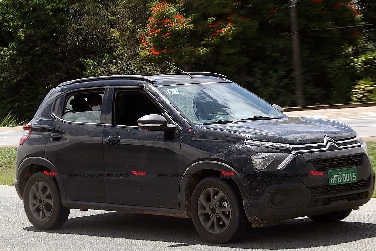 Citroën C3 2023 foto spia