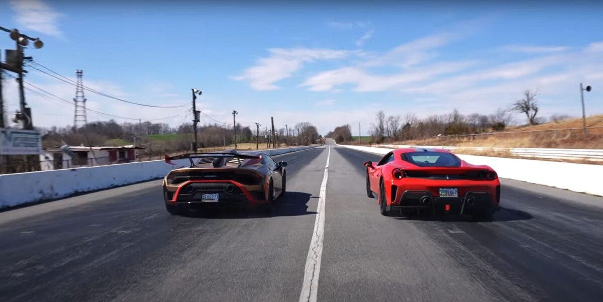 Ferrari 488 Pista Lamborghini Huracan STO