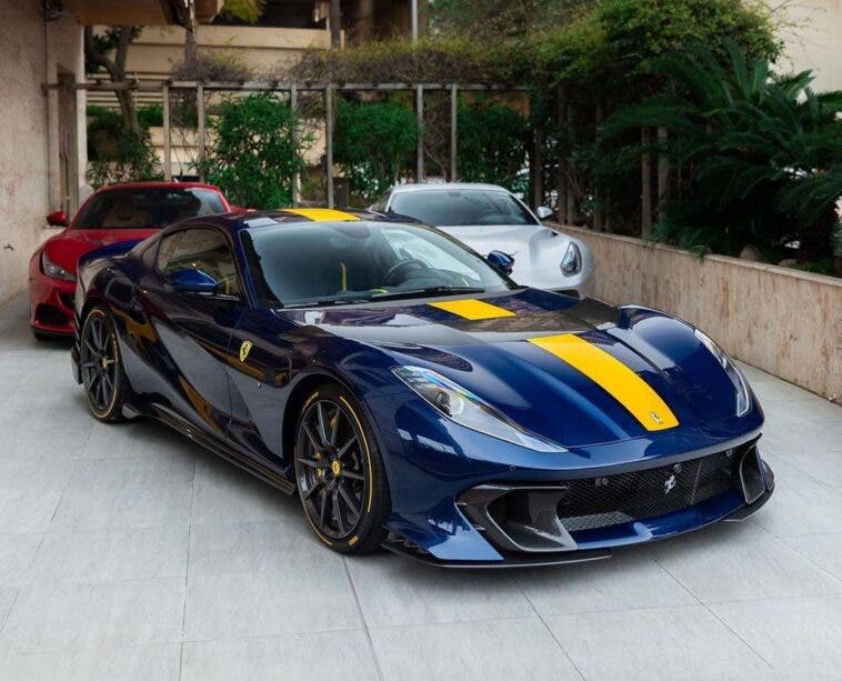 Ferrari 812 Competizione Blu Le Mans