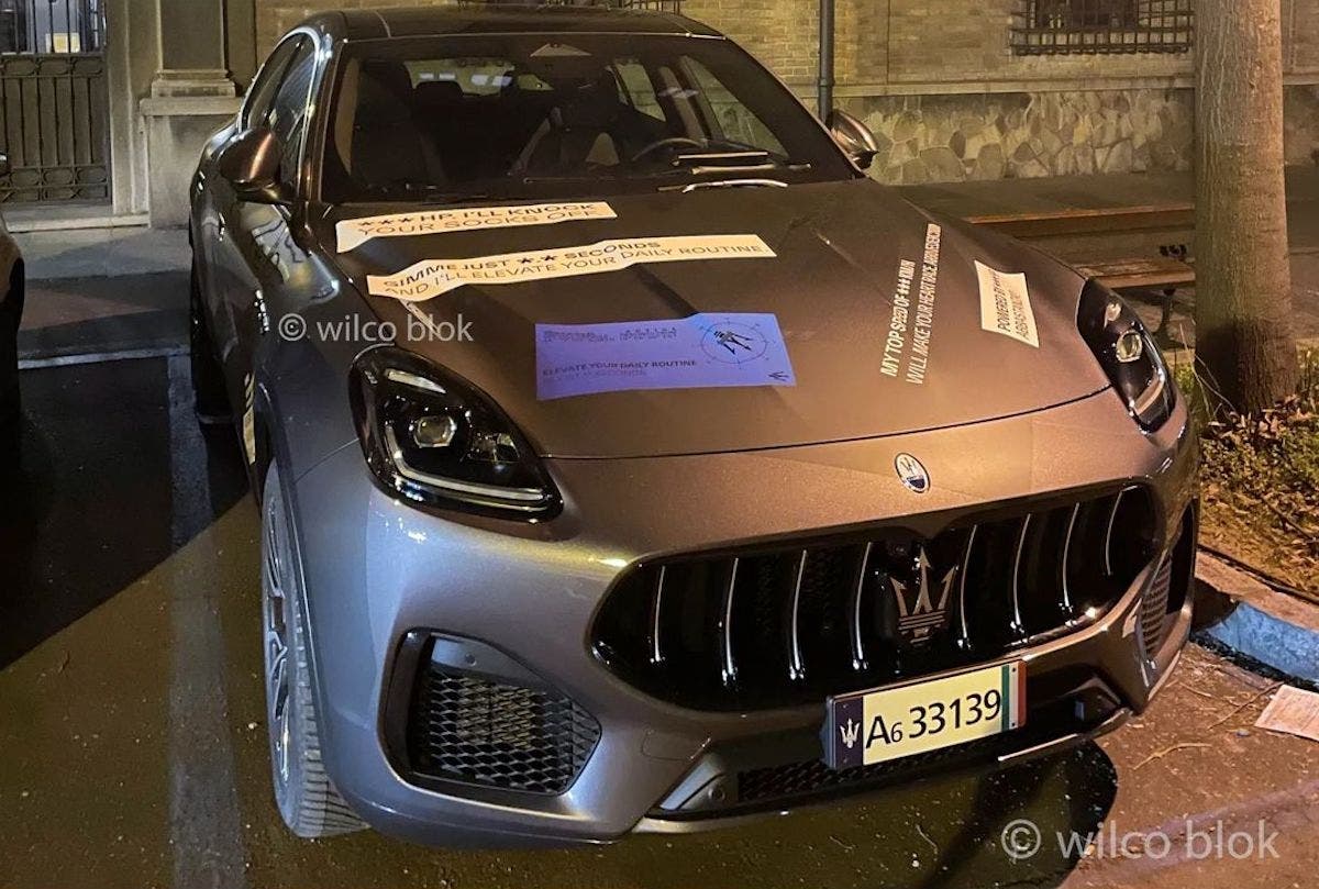 Maserati Grecale nuovo prototipo senza camuffamento