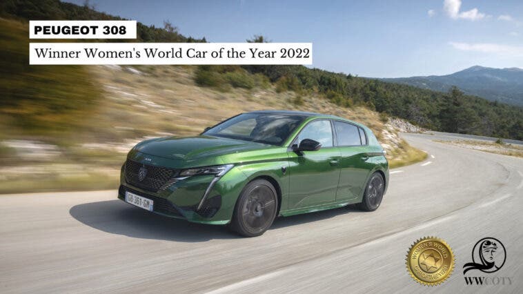 Nuova Peugeot 308 Women's World Car of the Year 2022