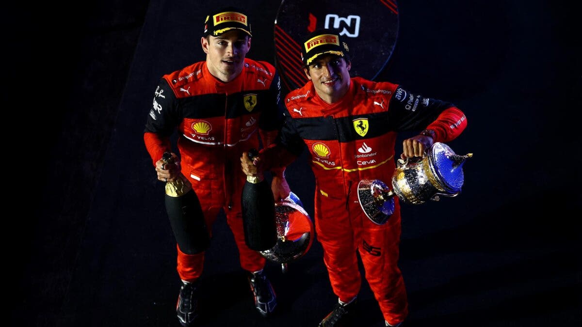 Charles Leclerc e Carlos Sainz