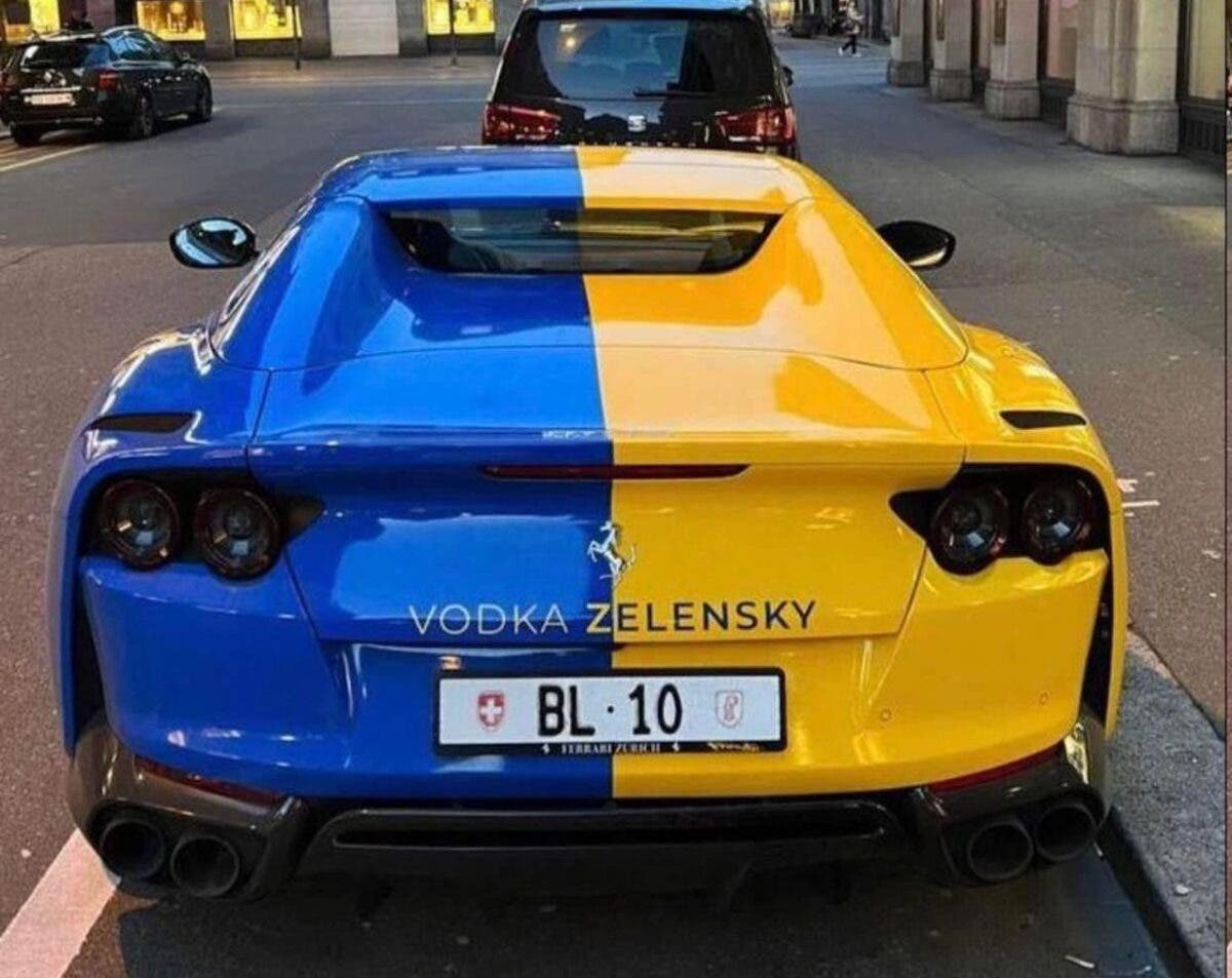 Ferrari 812 Superfast Zelensky