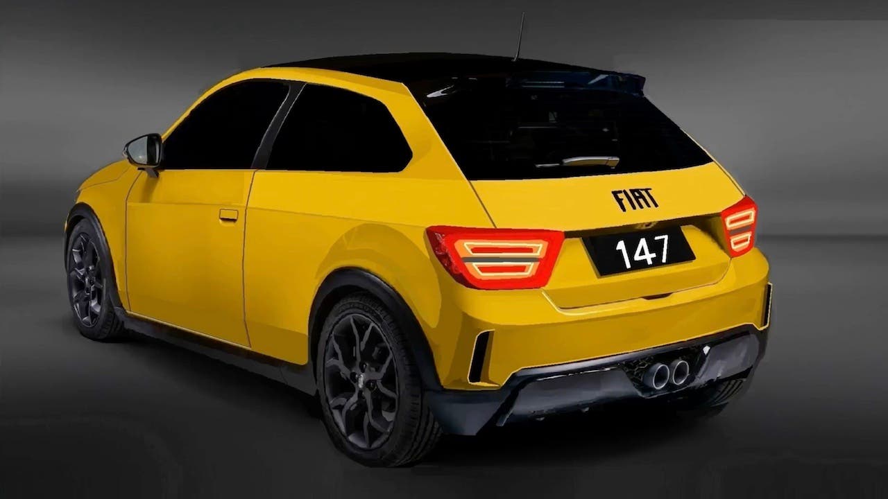 Fiat 147 render