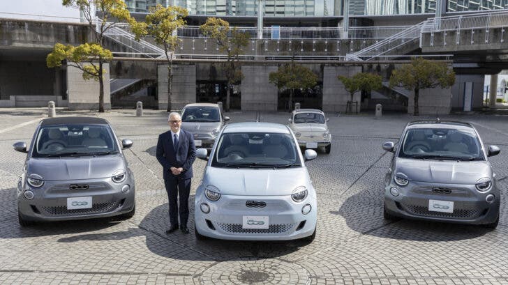 Fiat 500 Elettrica Giappone
