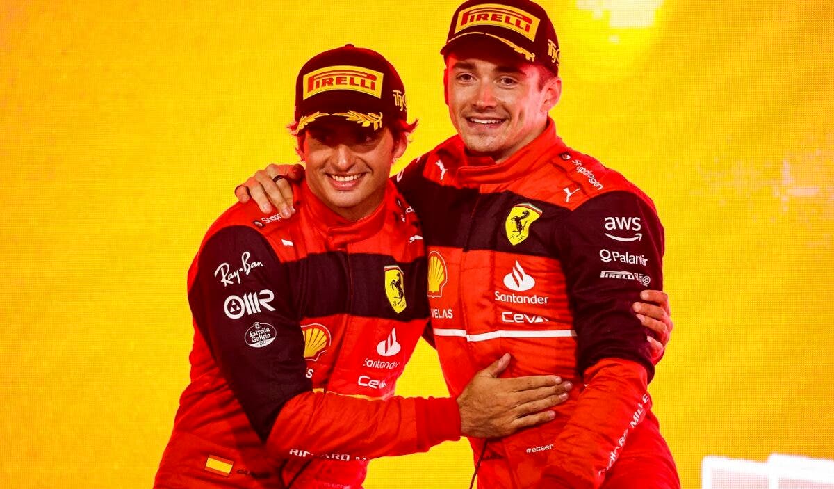 Carlos Sainz e Charles Leclerc