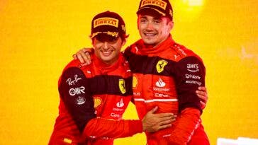 Carlos Sainz e Charles Leclerc