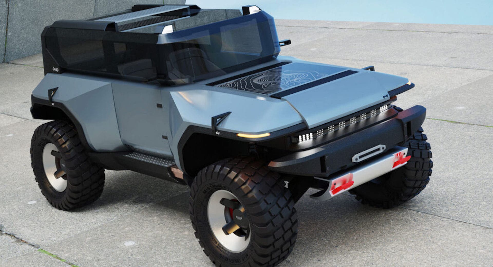 Jeep Wrangler render