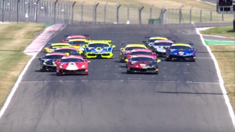 Ferrari Challenge Trofeo Pirelli UK Donington