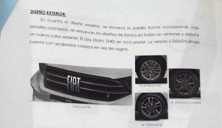 Fiat Cronos restyling
