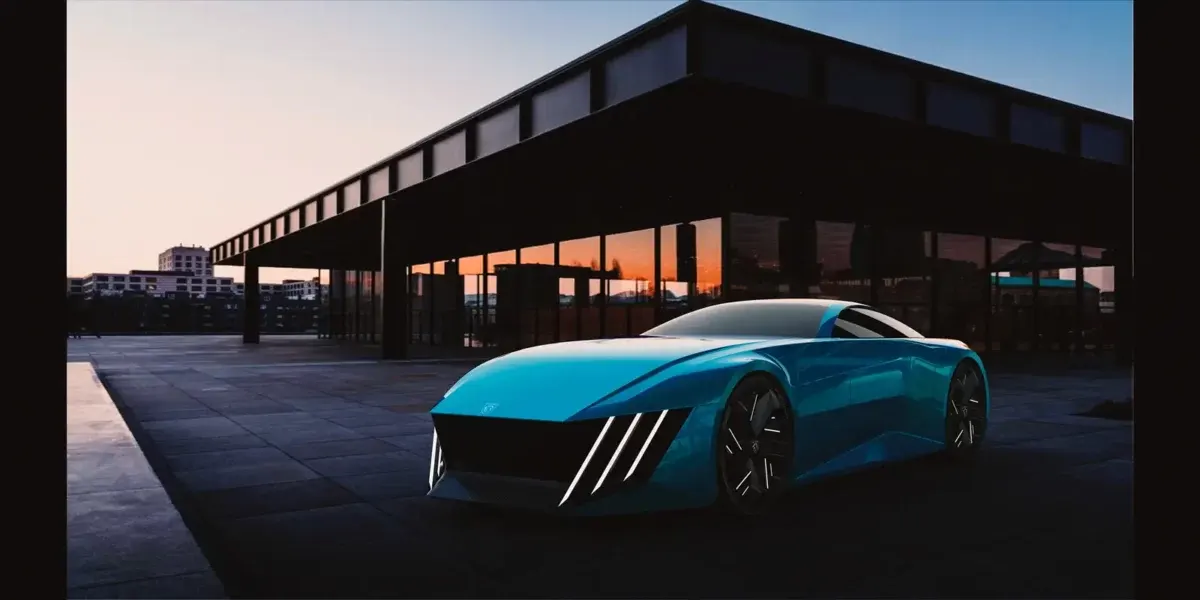 Peugeot EX8 render