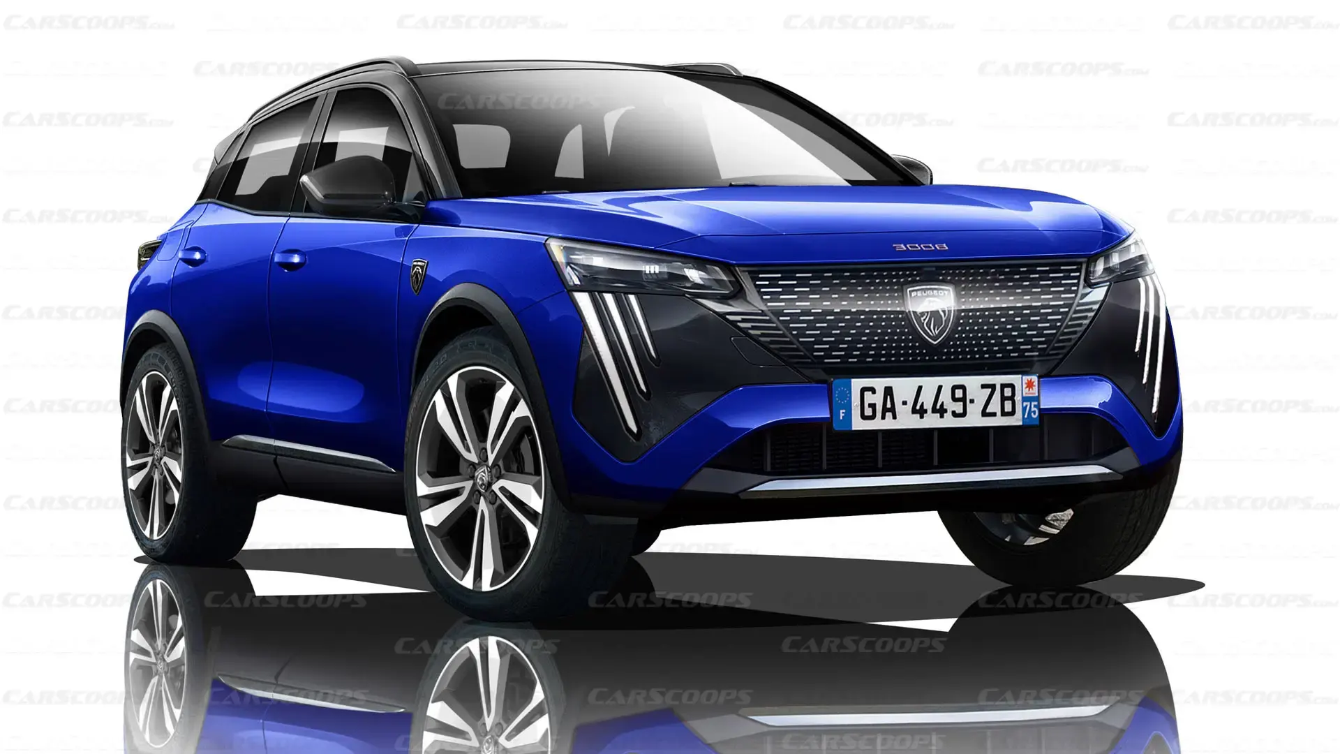 Peugeot 3008 2023 render