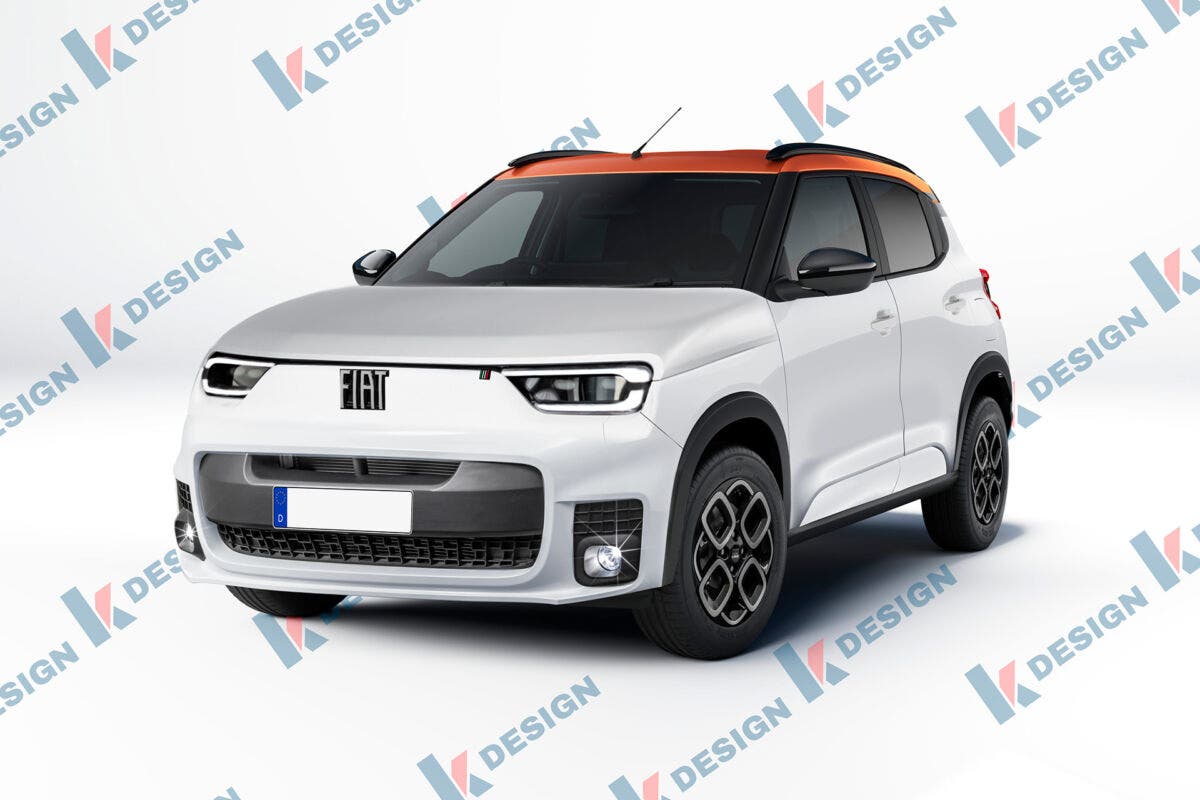 Fiat Panda render