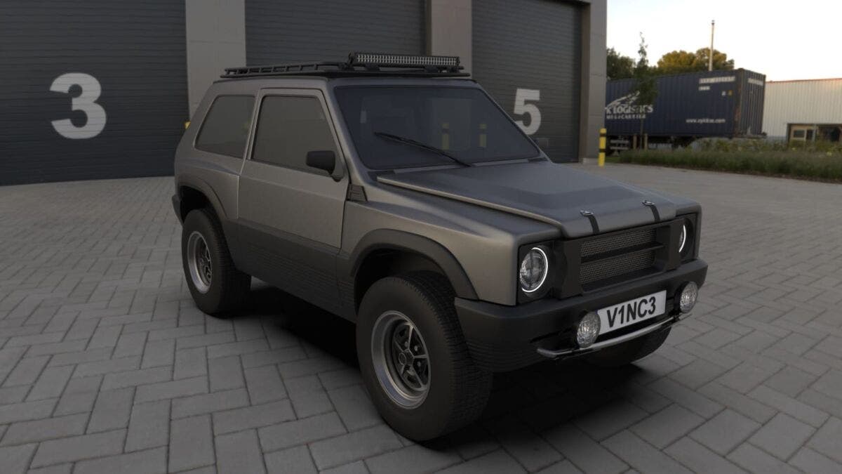 Fiat Panda 4x4 restomod