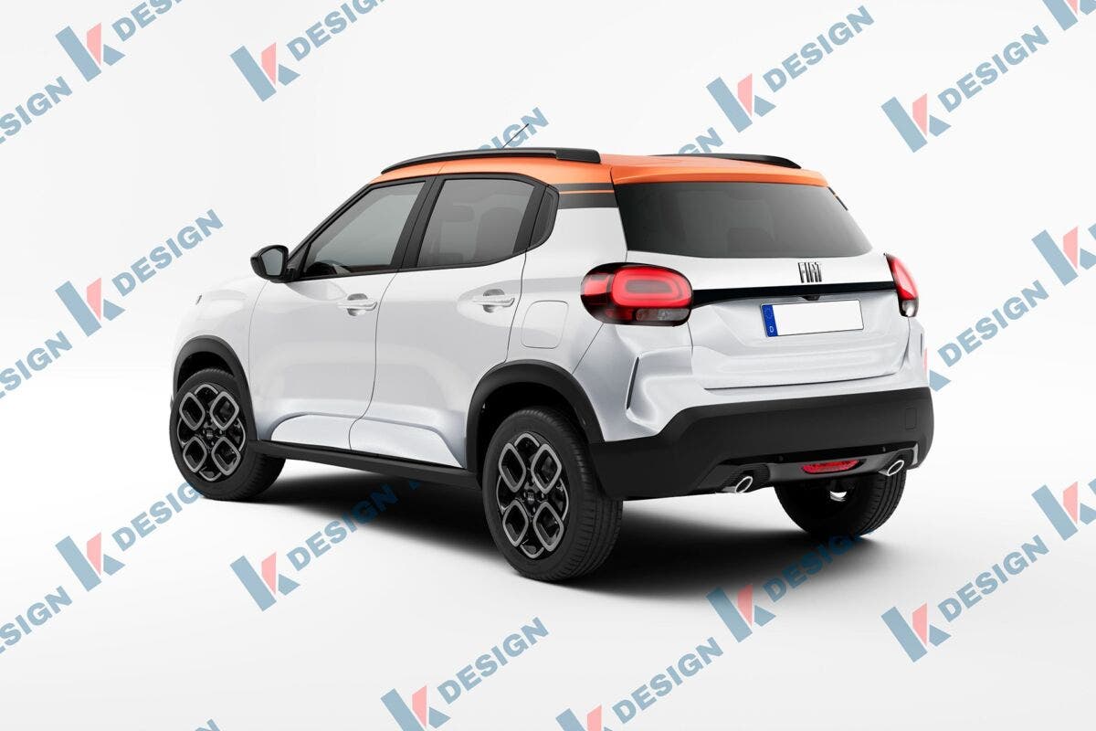 Fiat Panda render