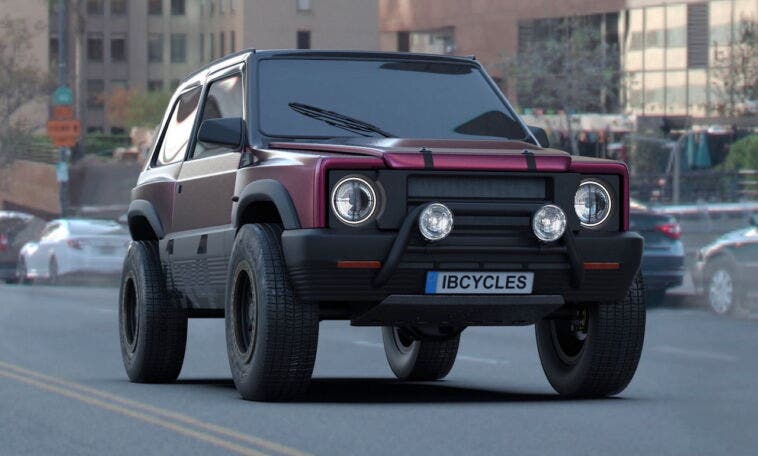 Fiat Panda 4x4 restomod