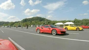 Ferrari drag race
