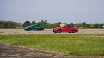 Alfa Romeo drag race