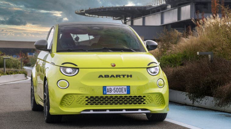 Abarth 500 elettrica 2022