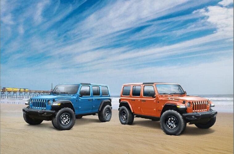 Jeep Wrangler High Tide e Jeep Beach