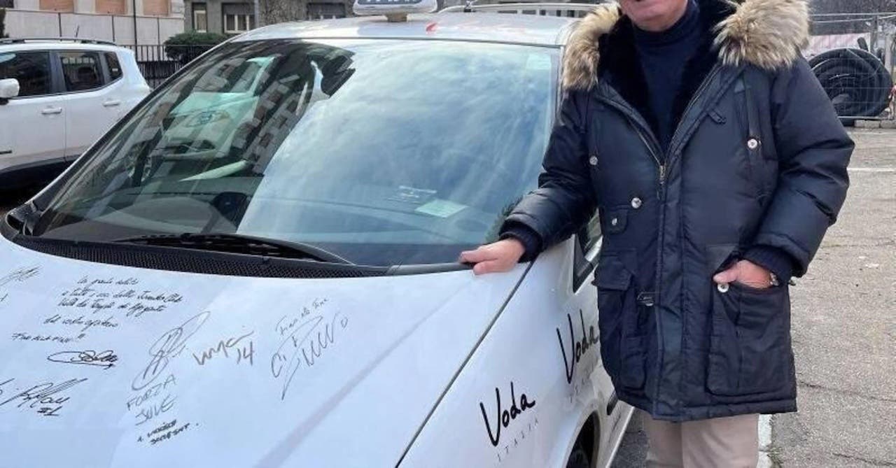 Fiat Ulysse firmata dai giocatori della Juventus