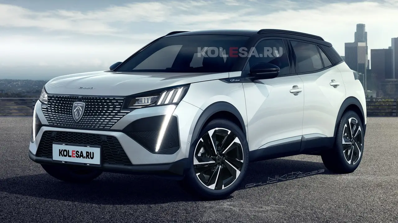 Peugeot 2008 2024 un progetto digitale ci mostra il suo probabile