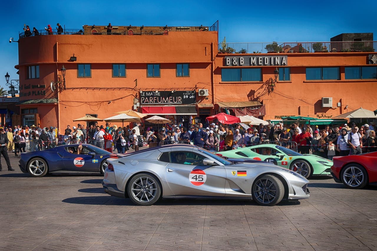 Ferrari Cavalcade 2023 Marocco