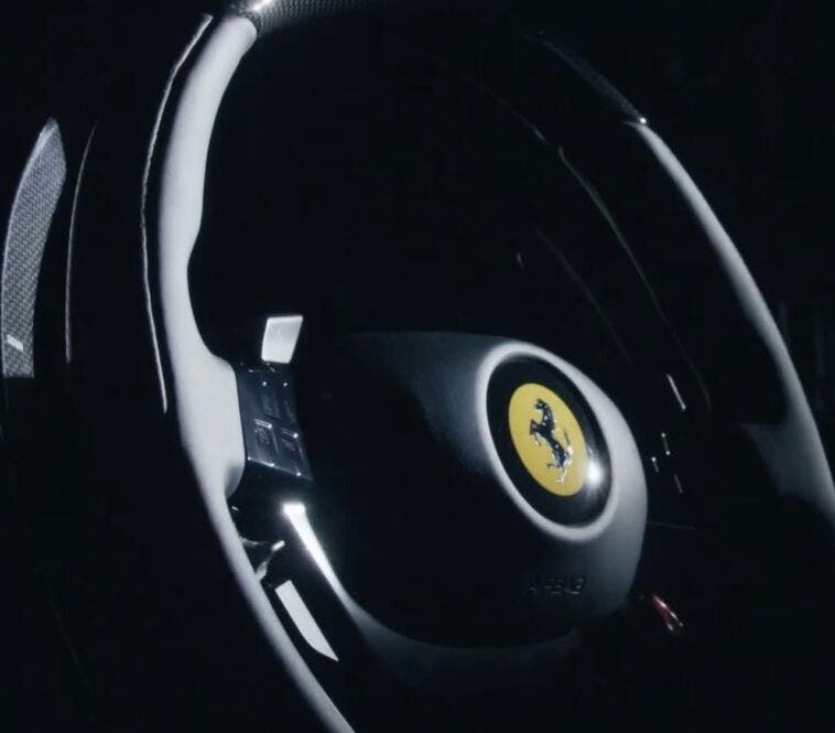 Ferrari nuova vettura 16 marzo teaser