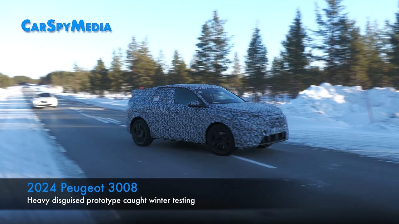 Peugeot 3008 2024 prototipo neve