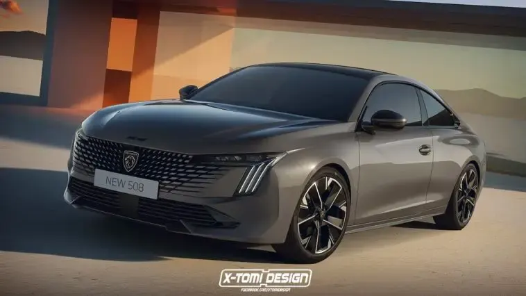 Peugeot 508 Coupé render