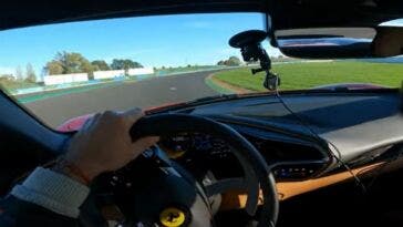 Ferrari 296 GTB on board