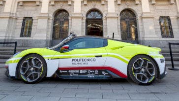 Maserati MC20 Cielo guida autonoma politecnico Milano