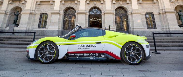 Maserati MC20 Cielo guida autonoma politecnico Milano