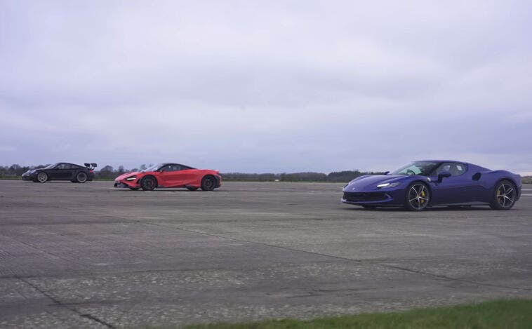 Ferrari 296 GTD drag race