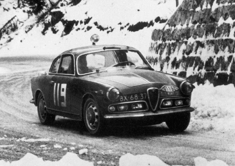 Alfa Romeo Giulietta Sprint Rally Auto Sci 1962