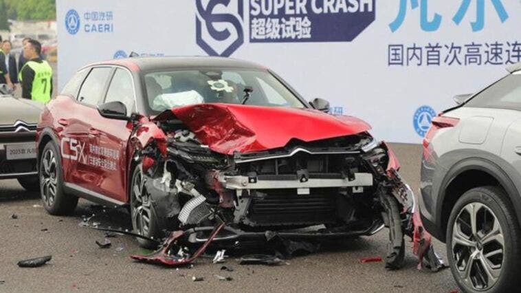 Crash test Citroen C5 X