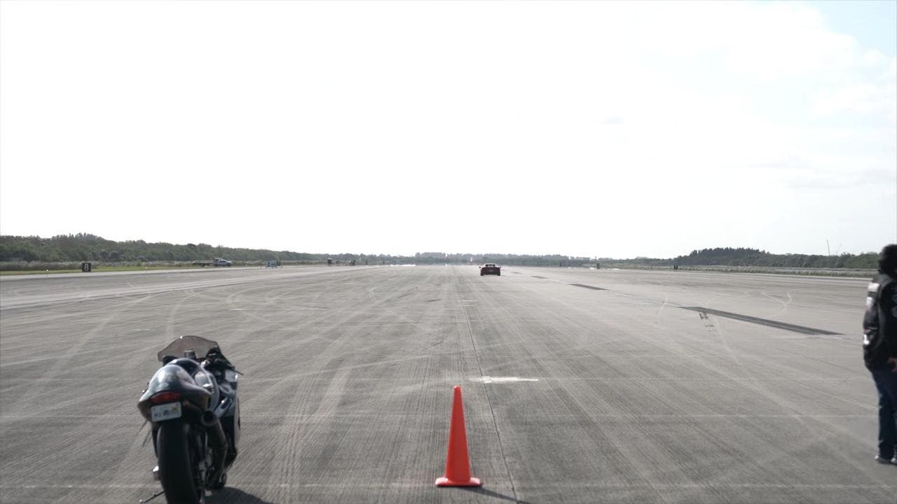 Ferrari F8 Spider test velocità