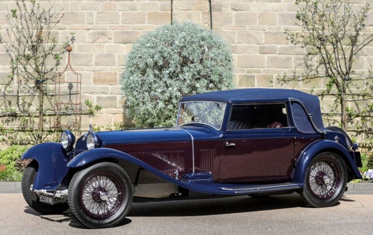 Alfa Romeo 8C Cabriolet di Castagna del 1933