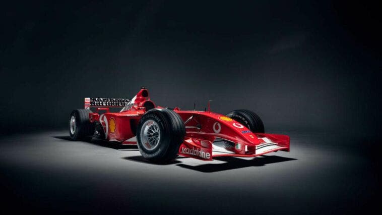 Ferrari F2001b Michael Schumacher asta