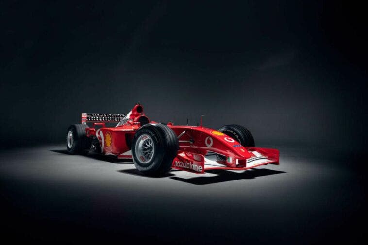 Ferrari F2001b Michael Schumacher asta