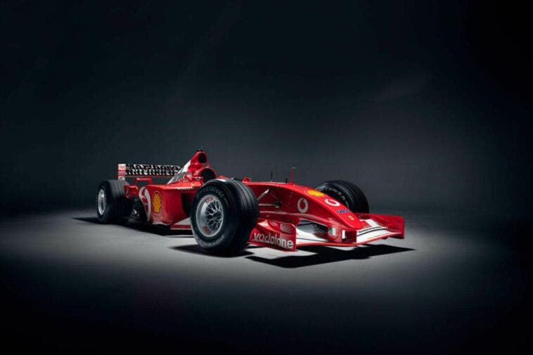 Ferrari F2001b Michael Schumacher asta