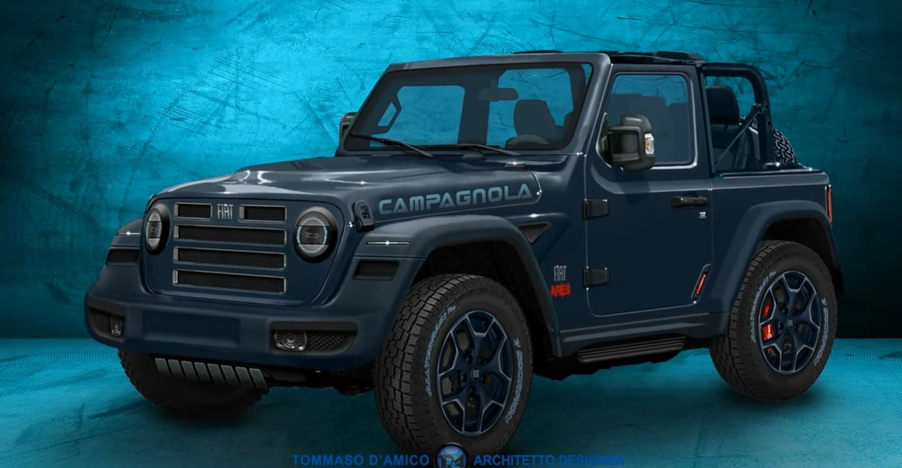 Come sarebbe la nuova Fiat Campagnola? Un render ci mostra il suo