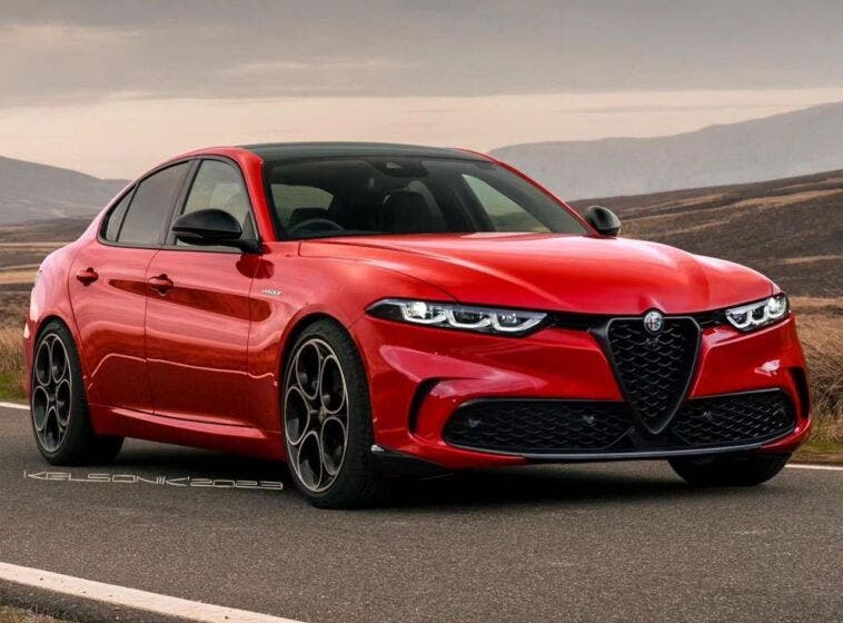 Alfa Romeo Giulia 2024 render