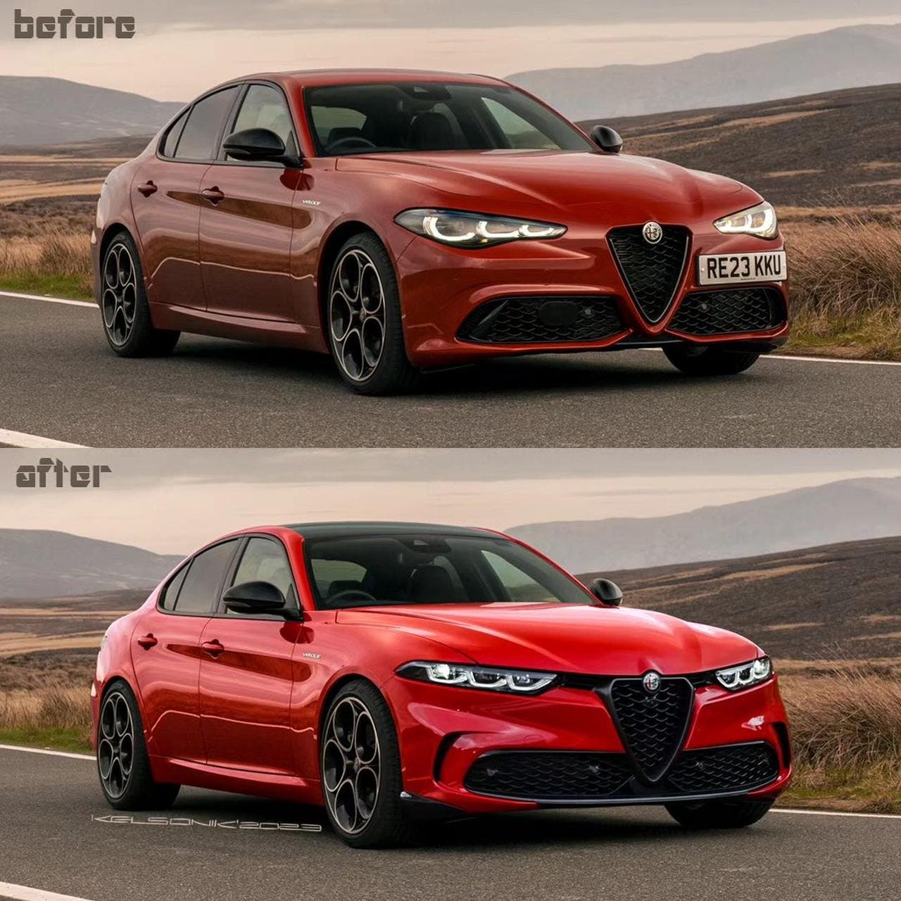 Alfa Romeo Giulia: nuovo frontale per la popolare berlina 