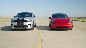 Dodge Durango SRT Hellcat vs Tesla Model Y Performance
