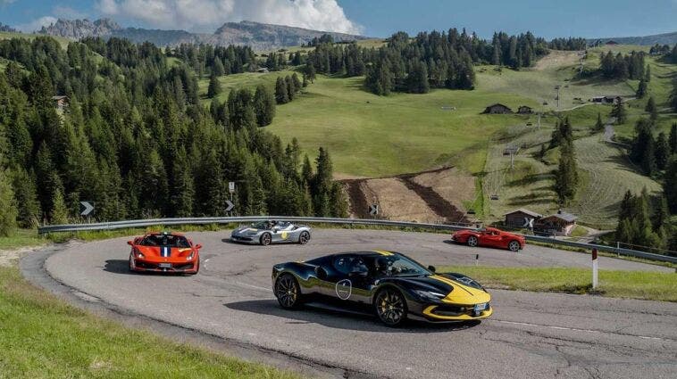 Ferrari Tour 2023 Alpine Route