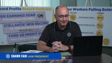 UAW President Shawn Fain
