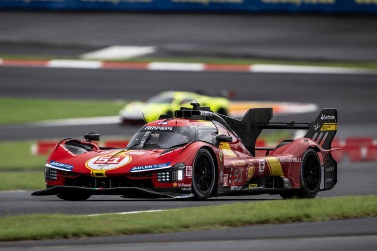 Ferrari 499P prove libere 6 Ore del Fuji 2023